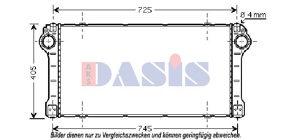 AKS DASIS Kompressoriõhu radiaator 217004N